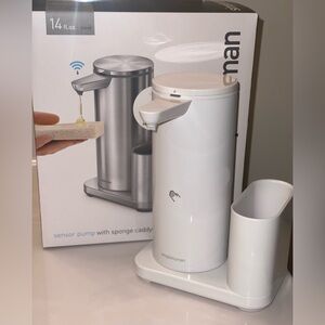 Simplehuman sensor pump’s magnetic sponge caddy &tray set {excludes sensor pump}